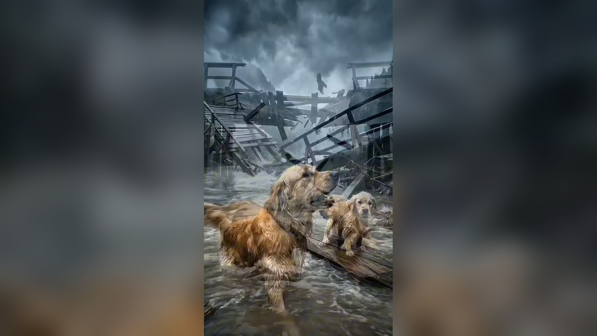 D0706010_Puppy Was Alone Until Happened #shorts #viral #emotional #dogstory #puppy #animals #hearttouching #sadstory #storm #sur